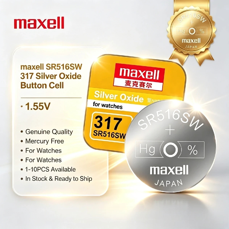 Electronics And Gadgets Ce - Maxell SR516SW 317 Pila de botón