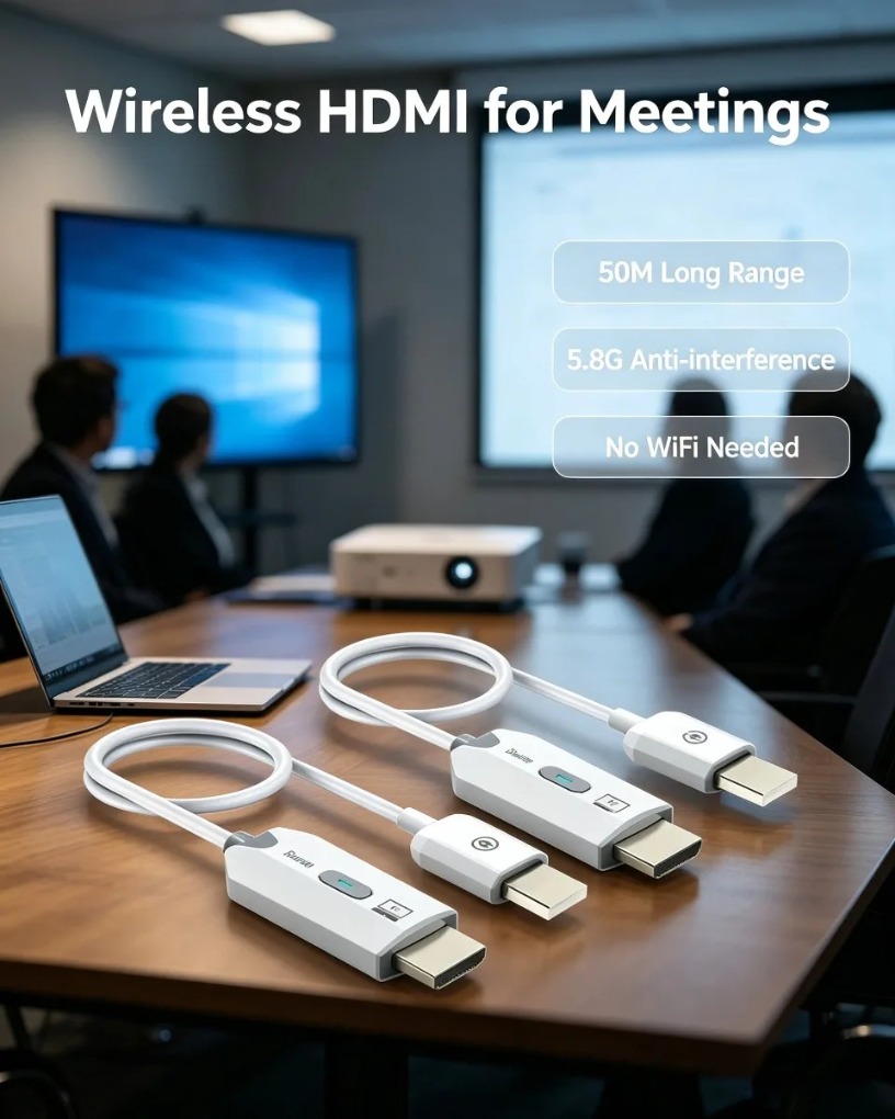 Hdmi Adapter - Extensor Inalámbrico HDMI Compatible con Decodificación