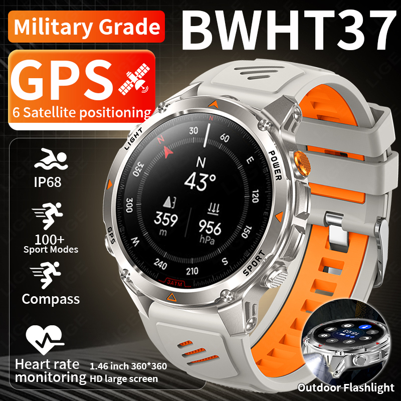 Smart Watch - LIGE-reloj inteligente con seguimiento GPS resistente