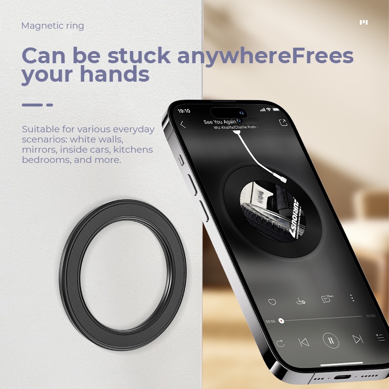 Usb Charger - Para Magsafe fuerte anillo magnético soporte