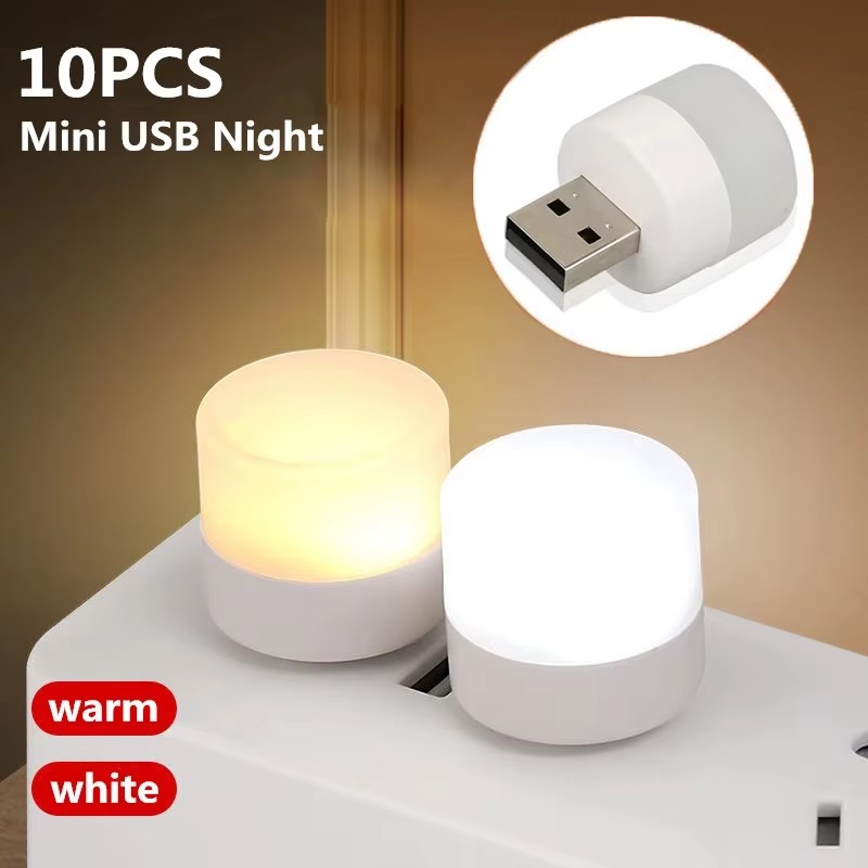 Usb Hub - 1/10 unidades. Mini lámpara nocturna USB,
