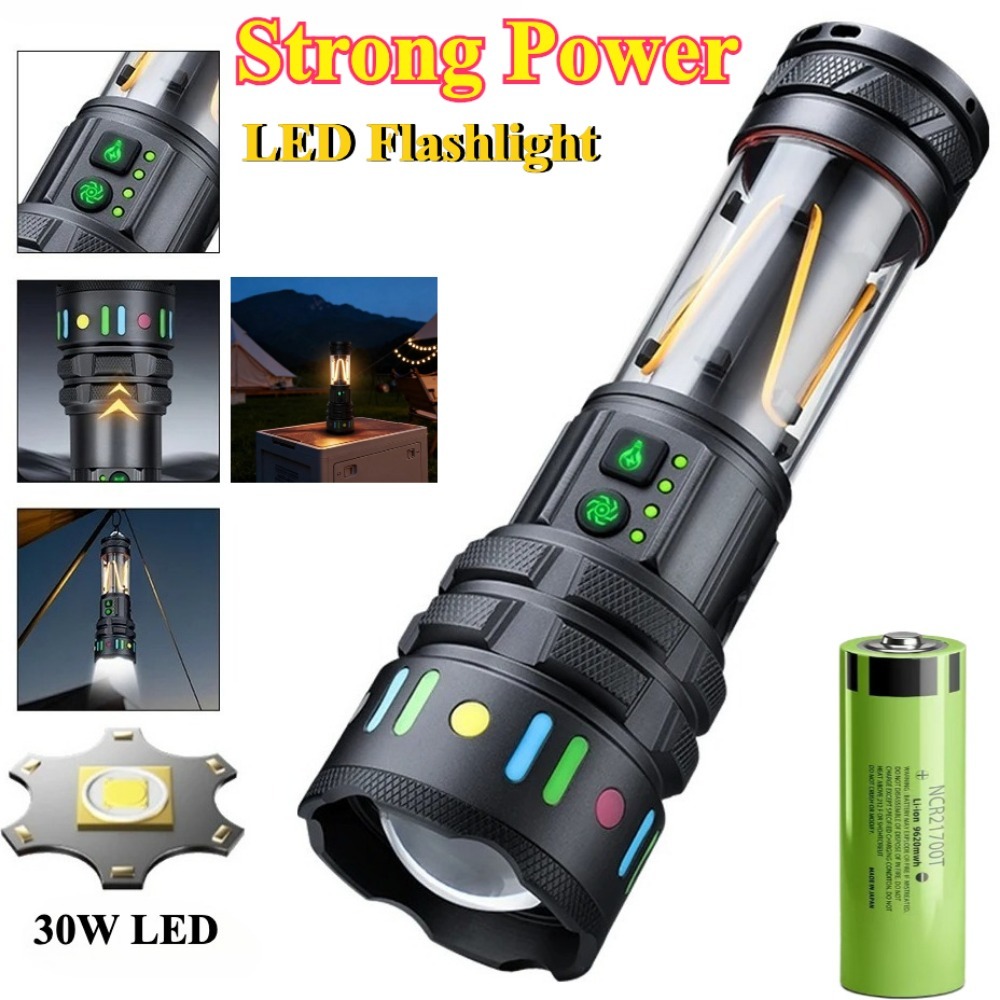 Potente Linterna LED Ultra Bri - Power Bank reseña y precio