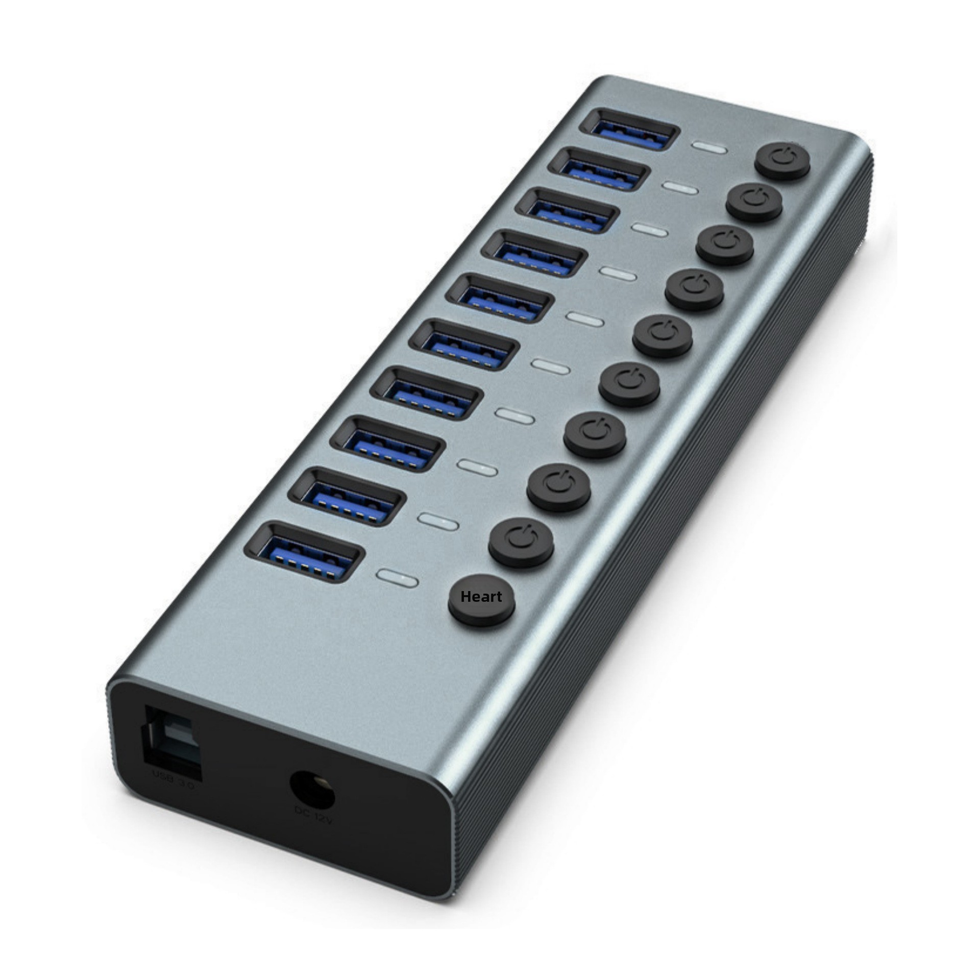 Concentrador USB 3.0 con 10 pu - Usb Hub reseña y precio