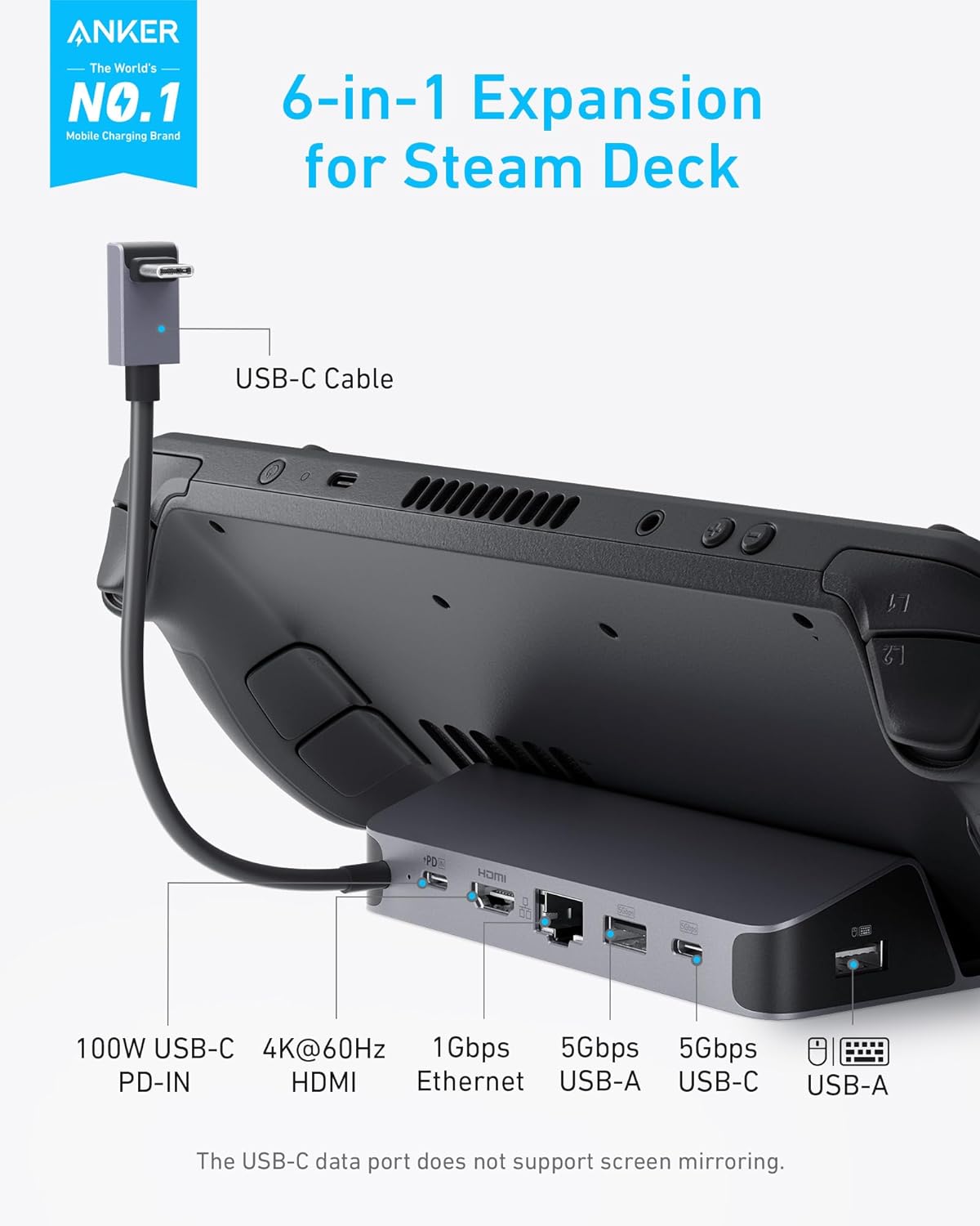 Estación de Carga Anker para S - Usb Hub reseña y precio