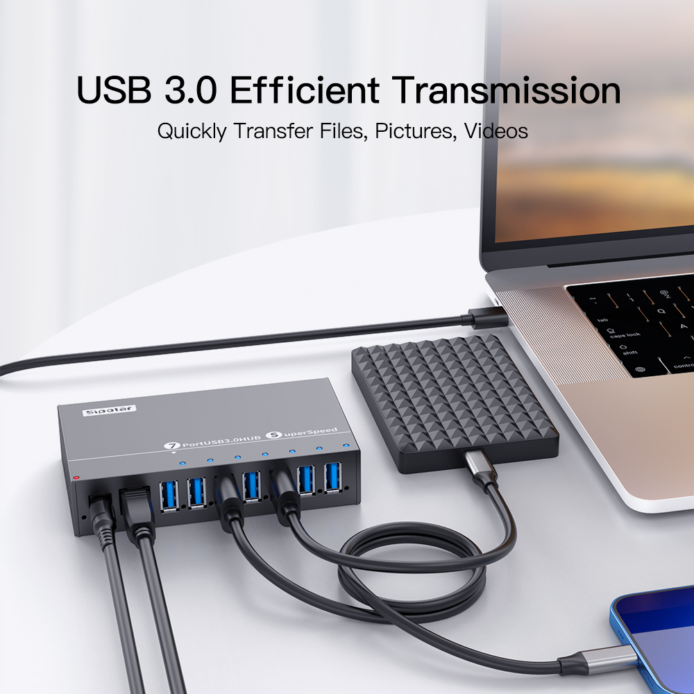 Hub industrial metálico A173 d - Usb Hub reseña y precio