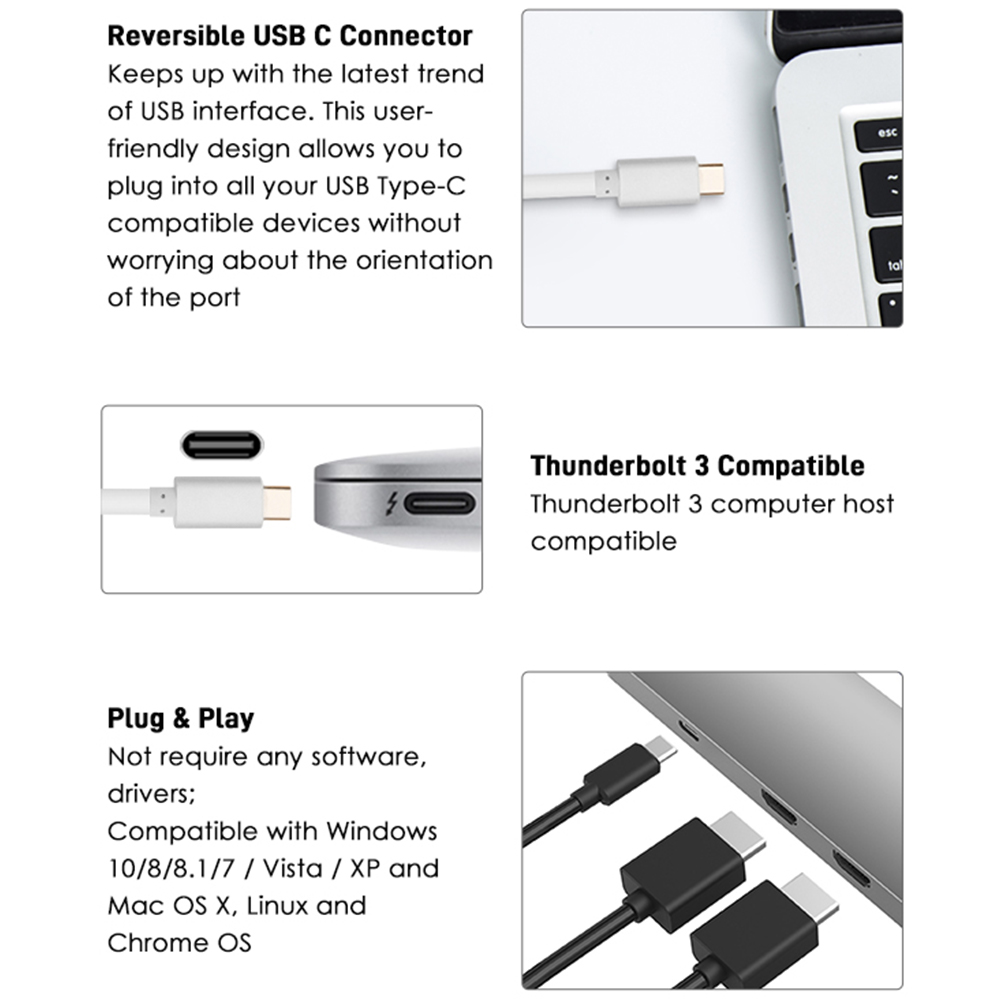 Adaptador de Hub USB Tipo C Mu - Usb Hub reseña y precio